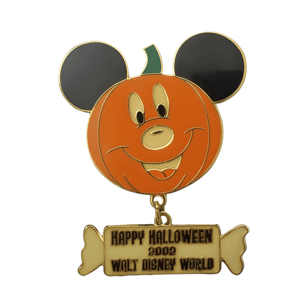 Halloween 2002 (Mickey Pumpkin) Dangle Disney pin
