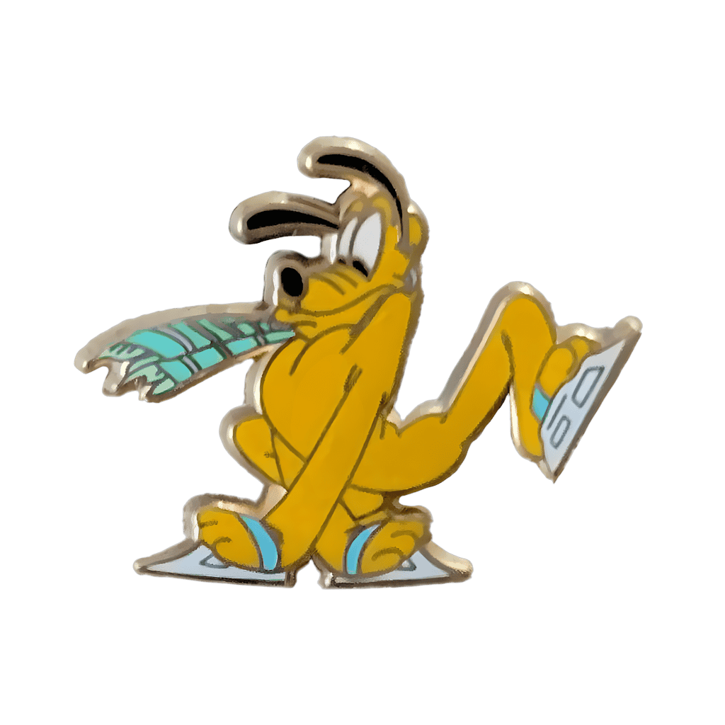 Pluto Ice Skating Disney pin