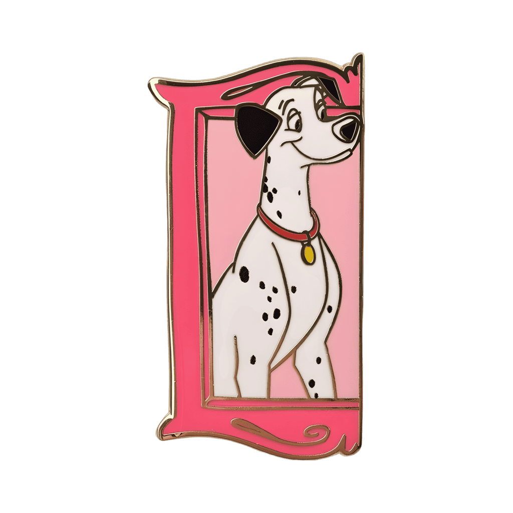Pongo & Perdita Frame Pin Set - Pongo Disney pin