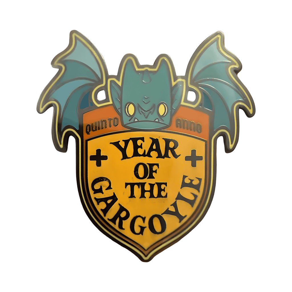 Year of the Gargoyle: Pumpkin Edition Disney pin