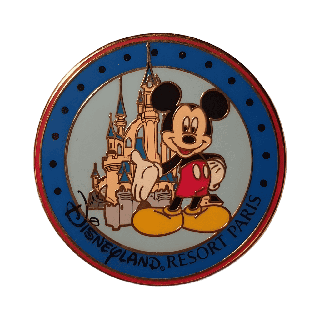 Mickey with Castle Disney pin