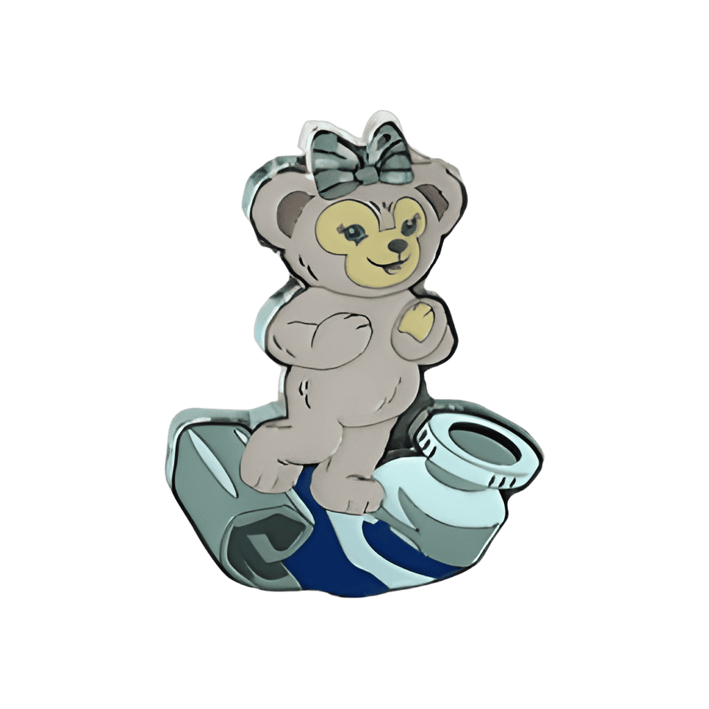 Shellie may blue tube Disney pin