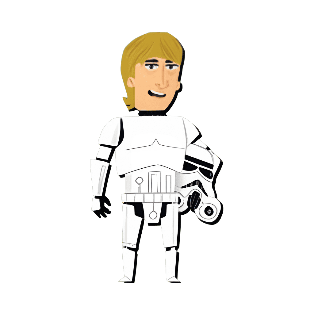 Stormtrooper Luke Skywalker Disney pin