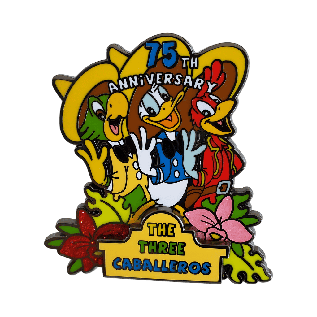 The Three Caballeros 75th Anniversary - Donald, Jose and Panchito Disney pin