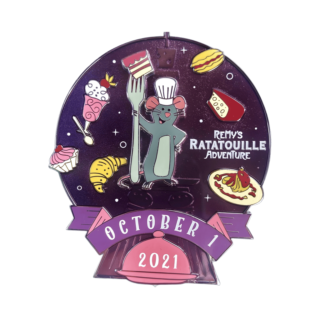 Remy with Fork - Jumbo Disney pin