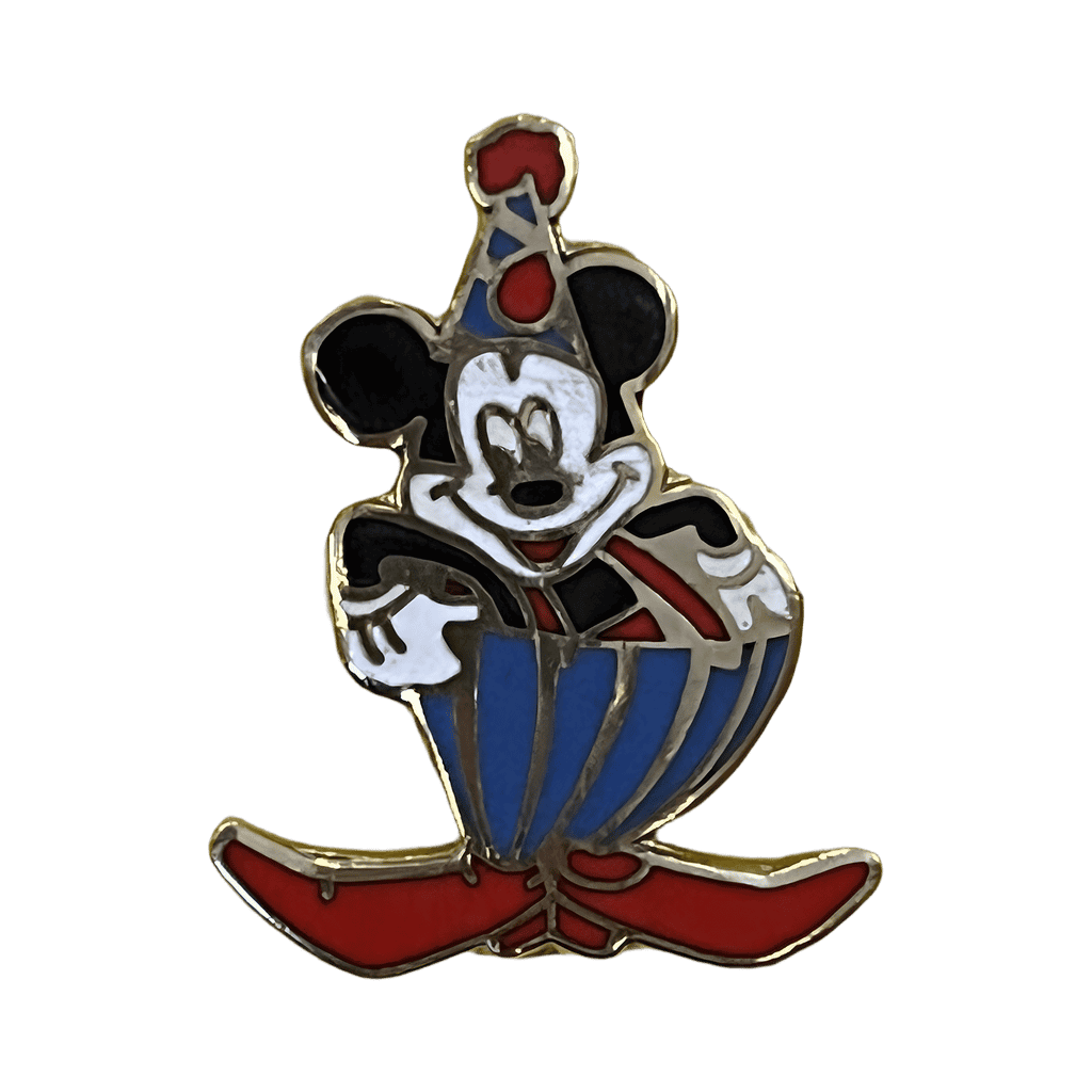 Red and Blue Clown Mickey Disney pin