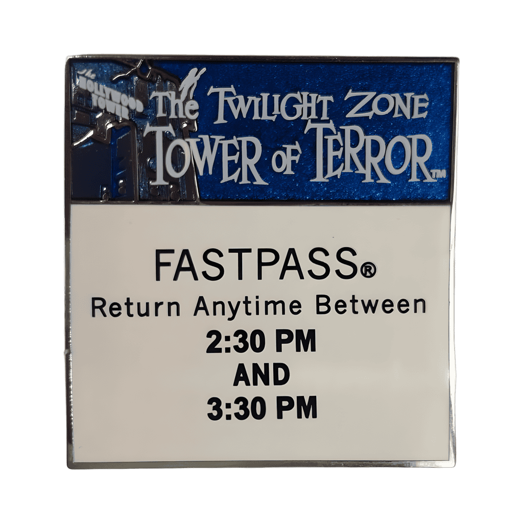 Twilight Zone Tower of Terror Disney pin