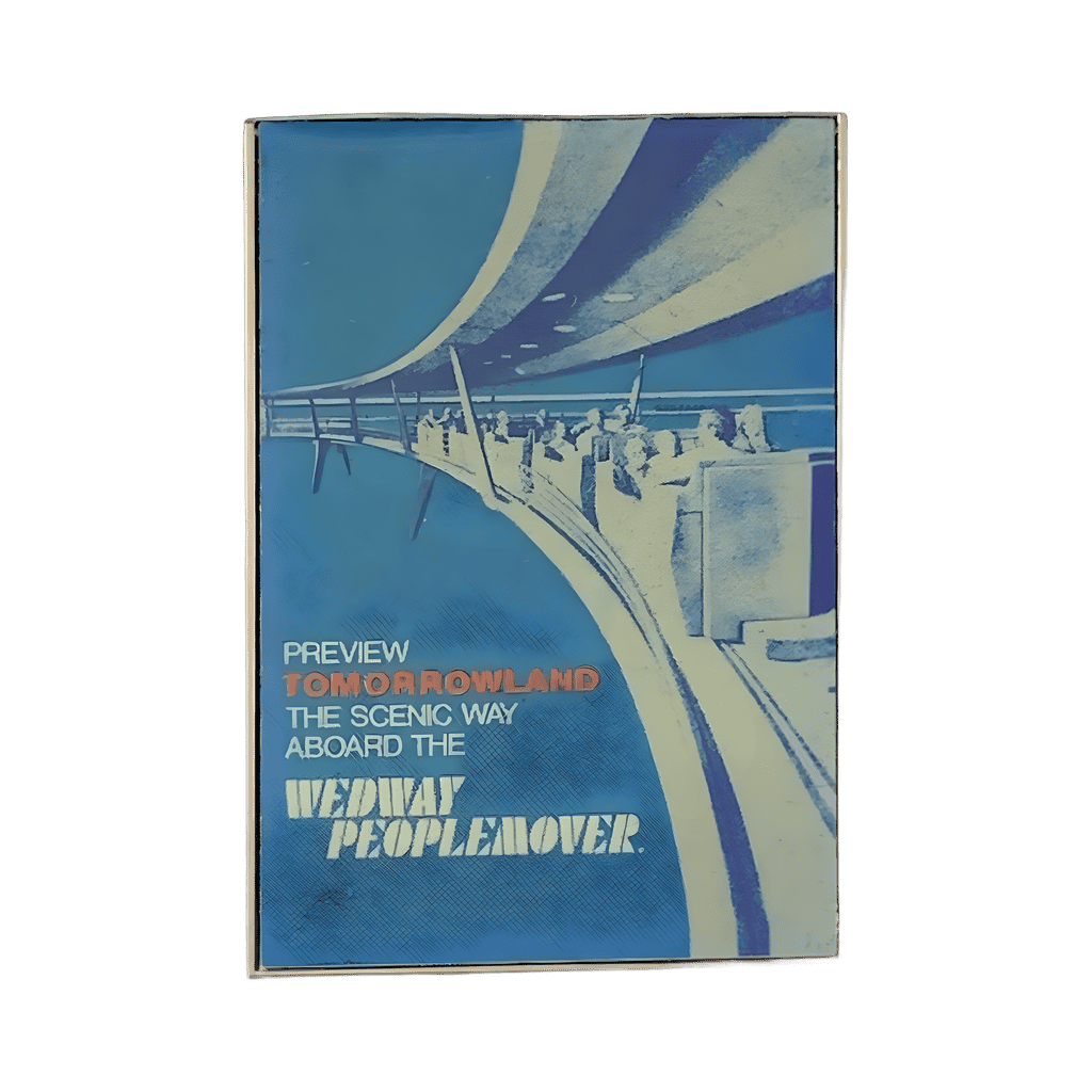 WEDWAY Peoplemover Poster Disney pin
