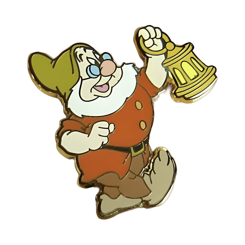 Doc Holding Lantern Disney pin