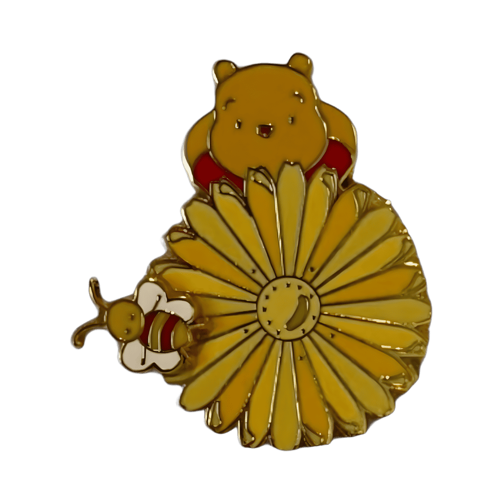 Pooh - Bee on a Flower - Gerbera Pooh Disney pin