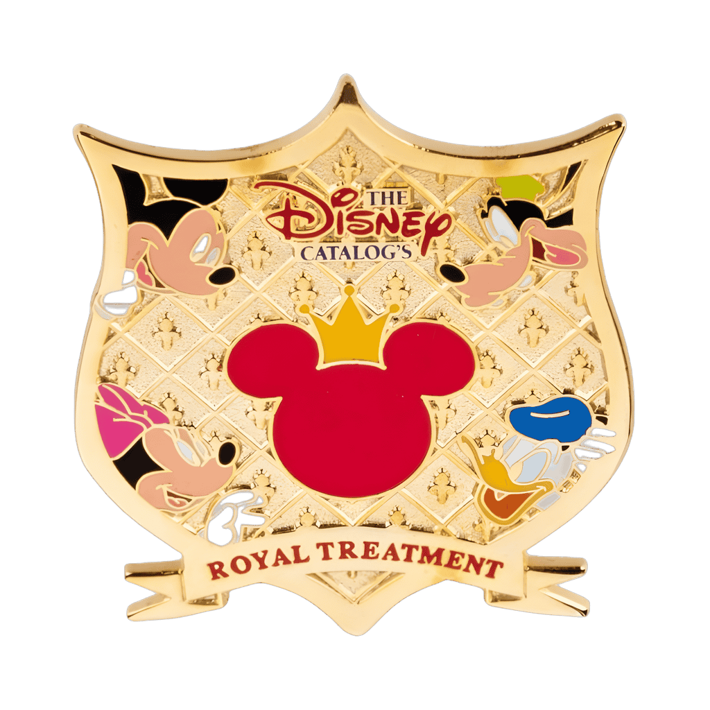 The Disney Catalog Royal Treatment Crest Disney pin