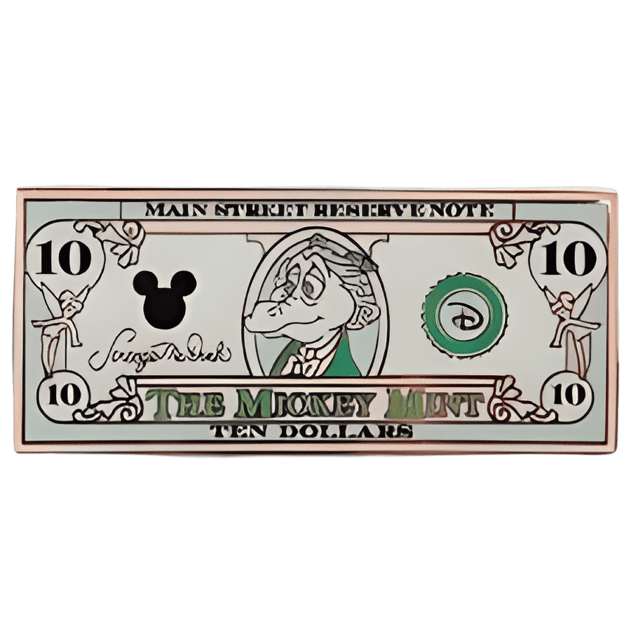 10 dollars Figment Disney pin