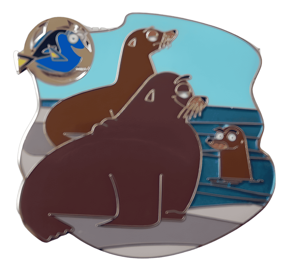 Sea Lions Disney pin