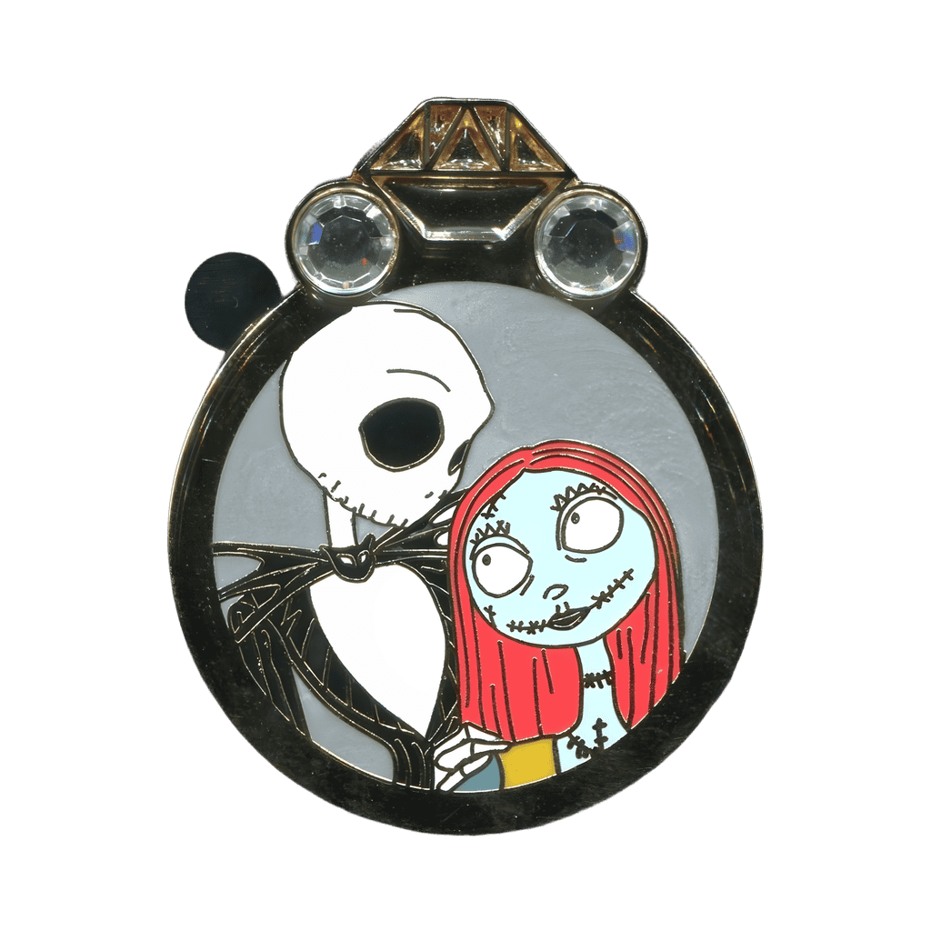 Jack Skellington and Sally Disney pin