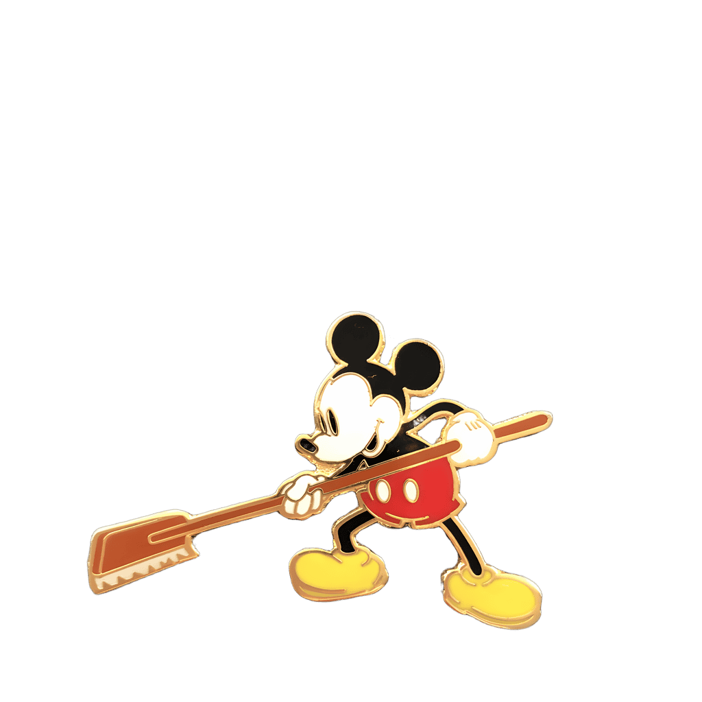 Custodial Award - Sweeping Colored Mickey Disney pin