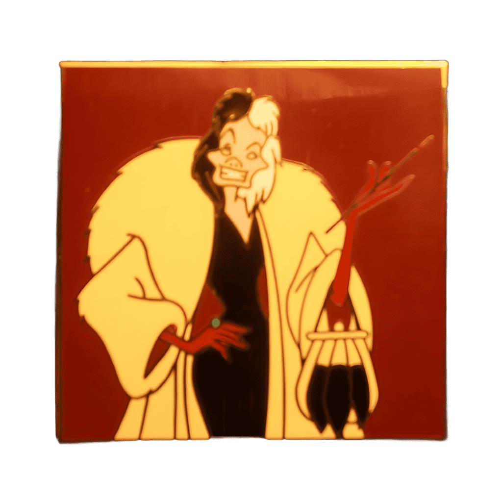 Cruella De Vil Disney pin