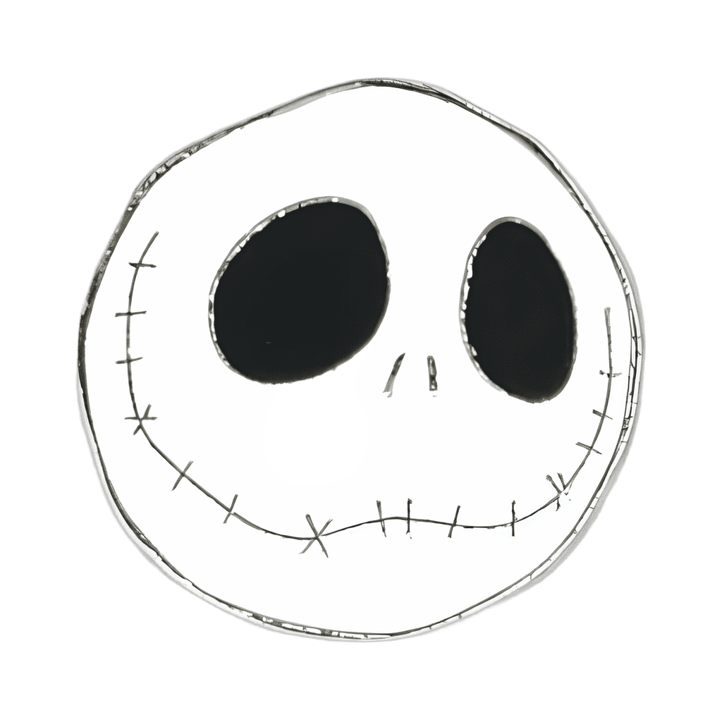 Jack Skellington Face - Emotion - Happy Disney pin