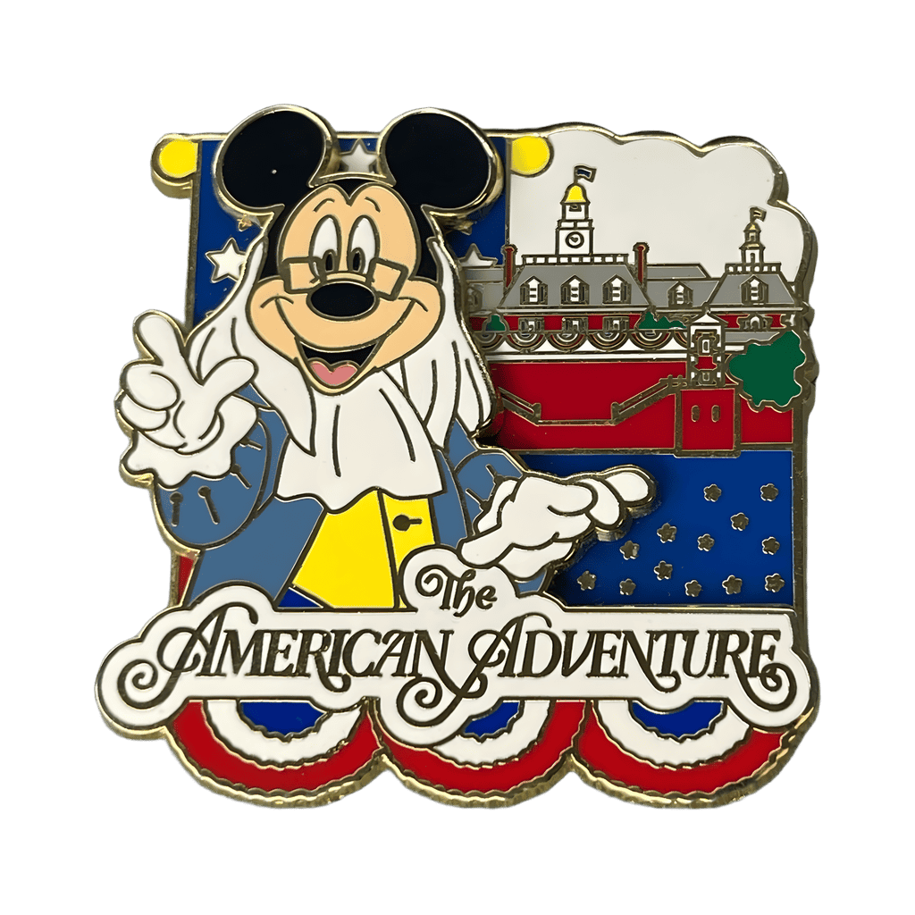 The American Adventure Mickey Mouse as Ben Franklin Disney pin