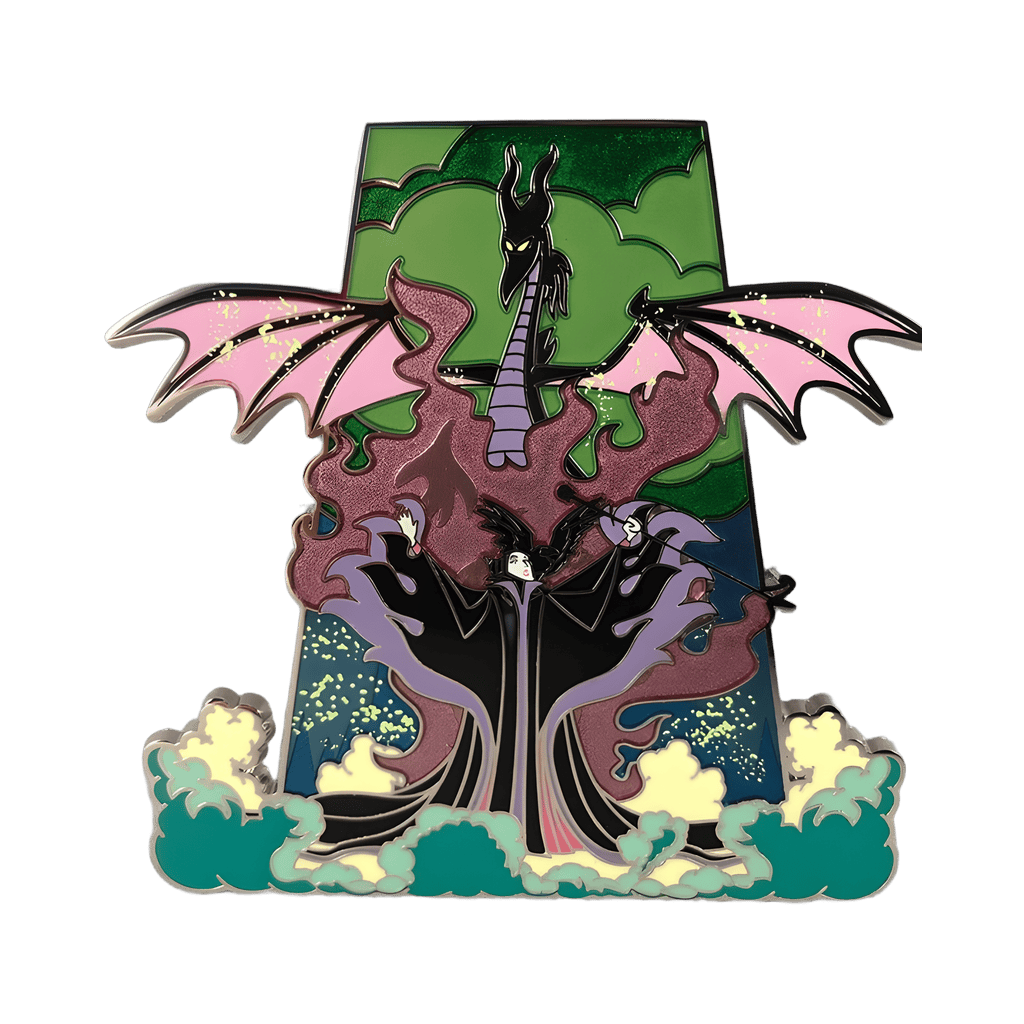 Version #2 - Maleficent with Purple Background Disney pin