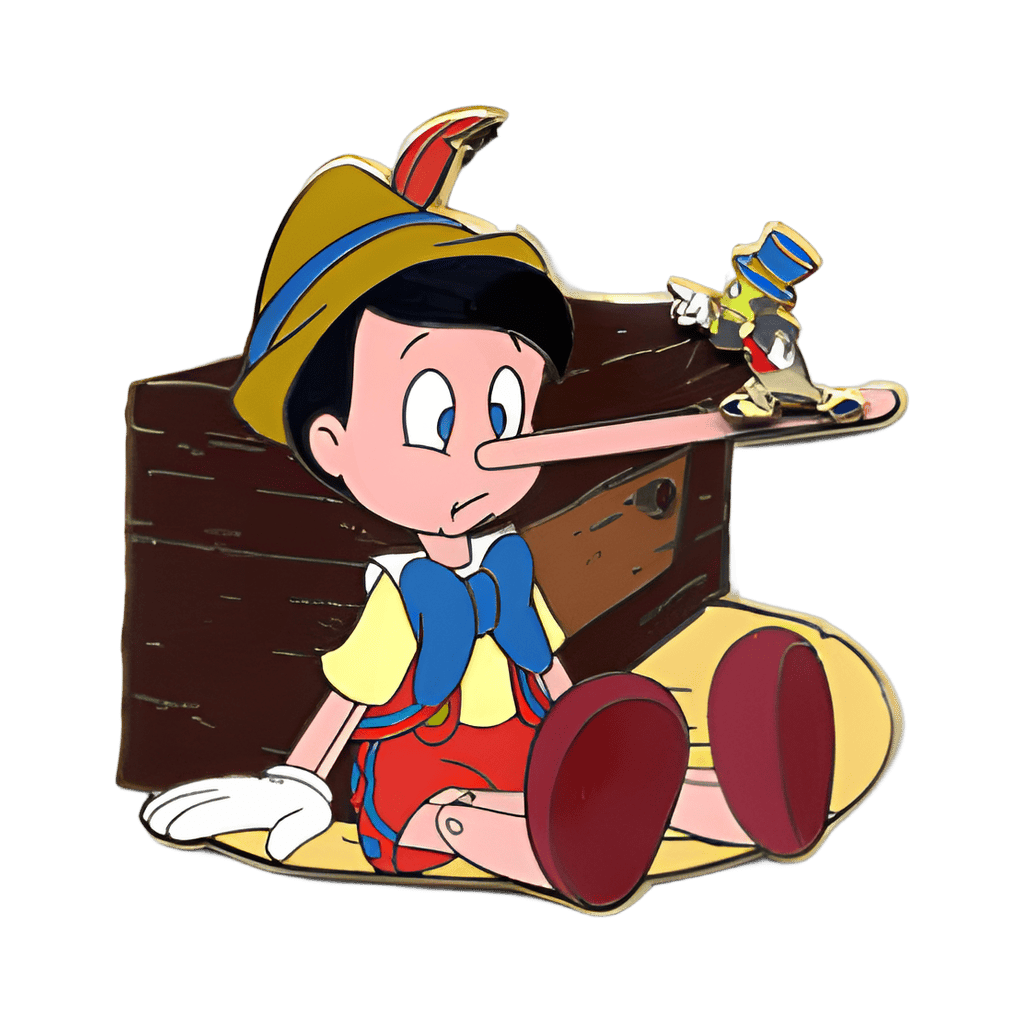 Pinocchio & Jiminy Disney pin