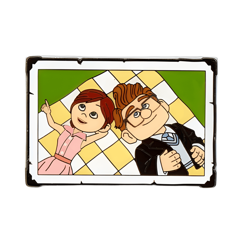 Cloud Watching Carl & Ellie Portait Disney pin