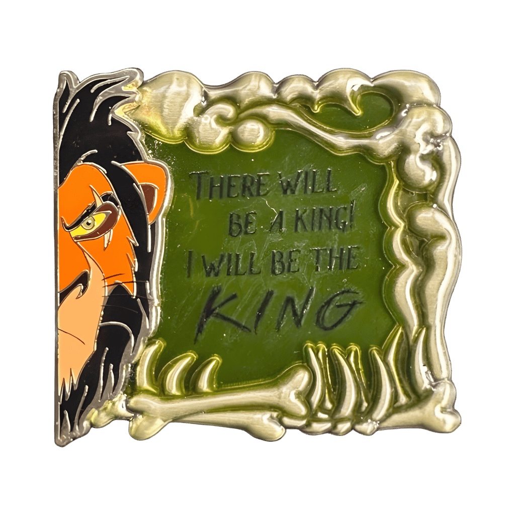 There Will Be a King! I Will Be the King Disney pin