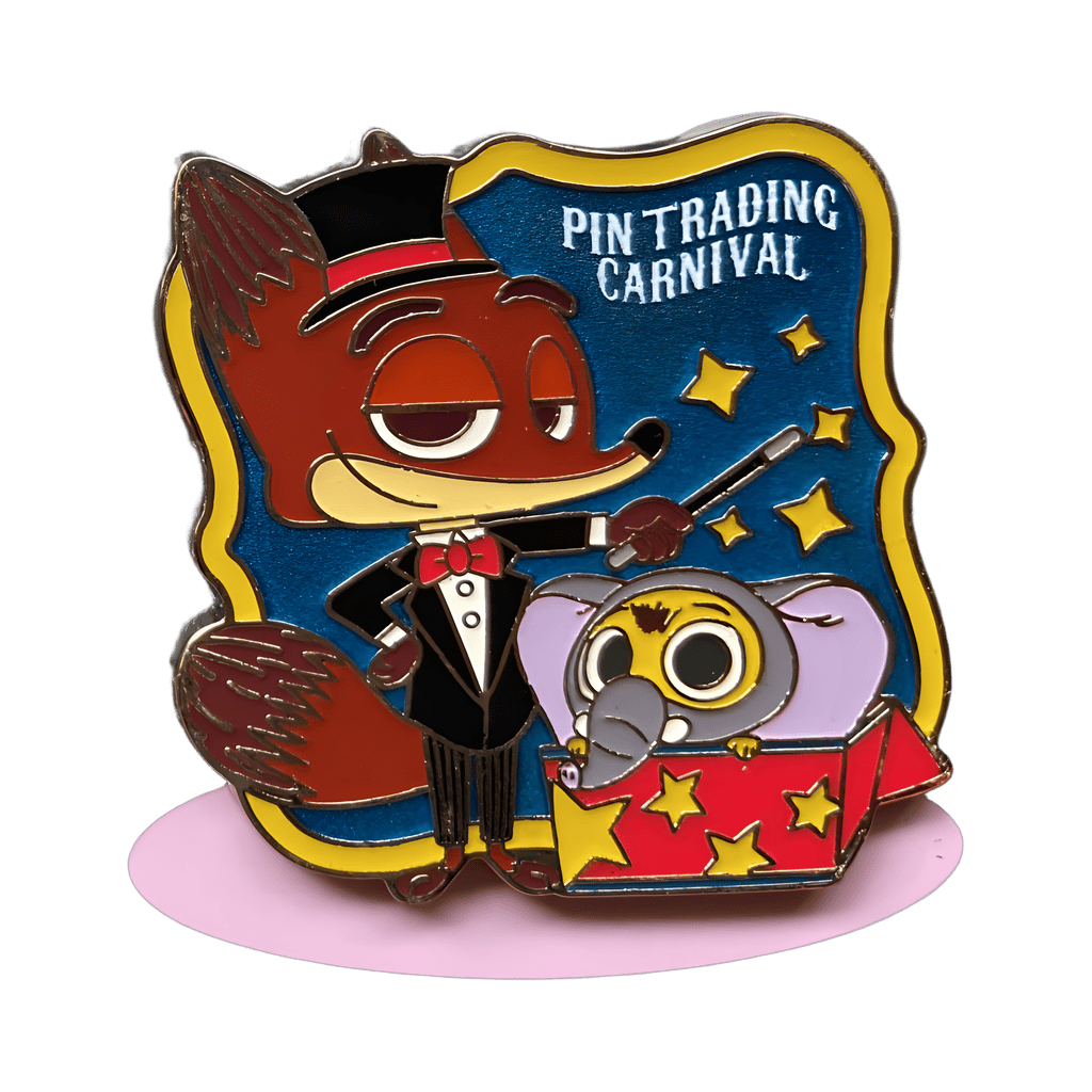 Pin Trading Carnival 2019 pin set - Nick Wilde Circus performer Zootopie Disney pin