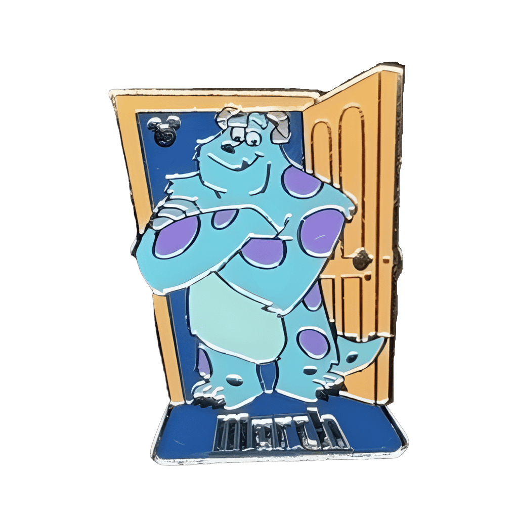 Sulley Doorway - March Disney pin