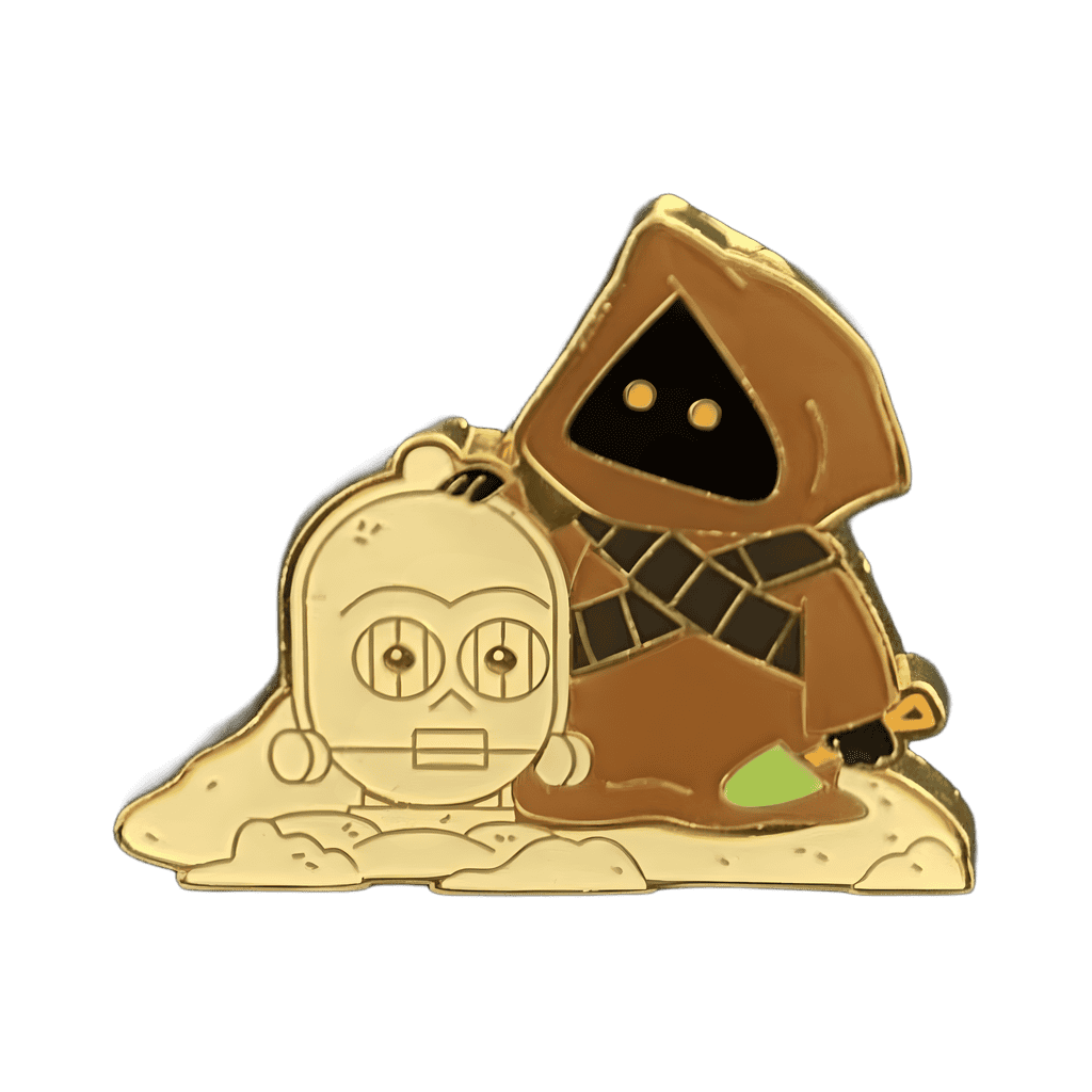 Jawa and C-3PO Disney pin