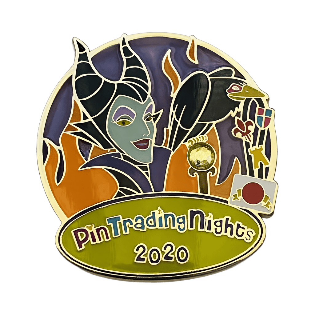 Maleficent with Diablo Logo Disney pin