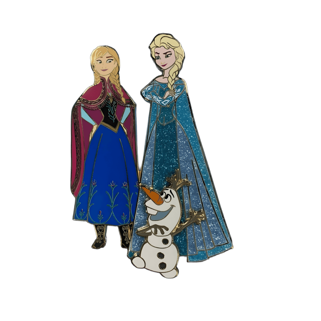 Elsa, Anna, and Olaf Disney pin