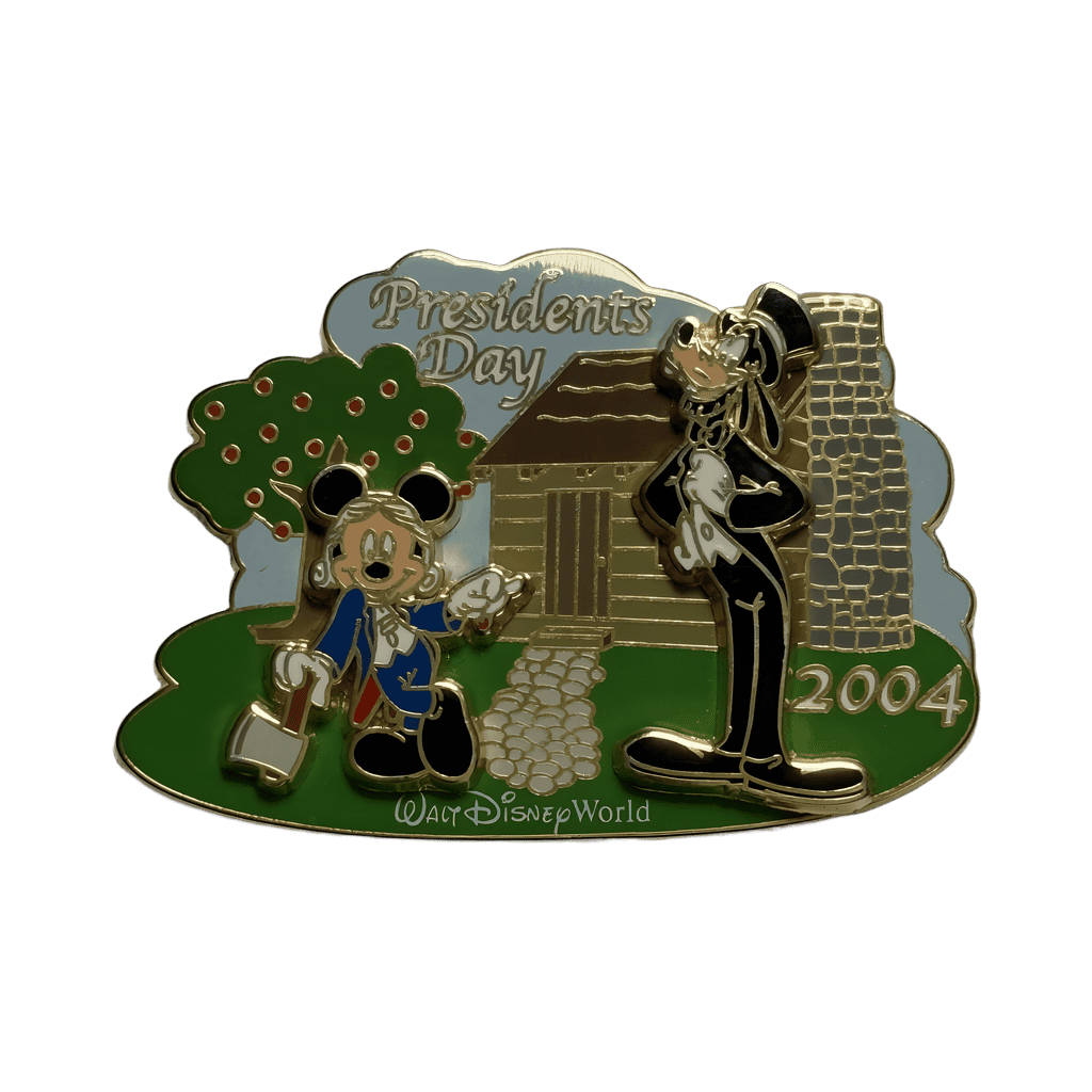 Micky and Goofy Presidents’ Day 2004 Disney pin
