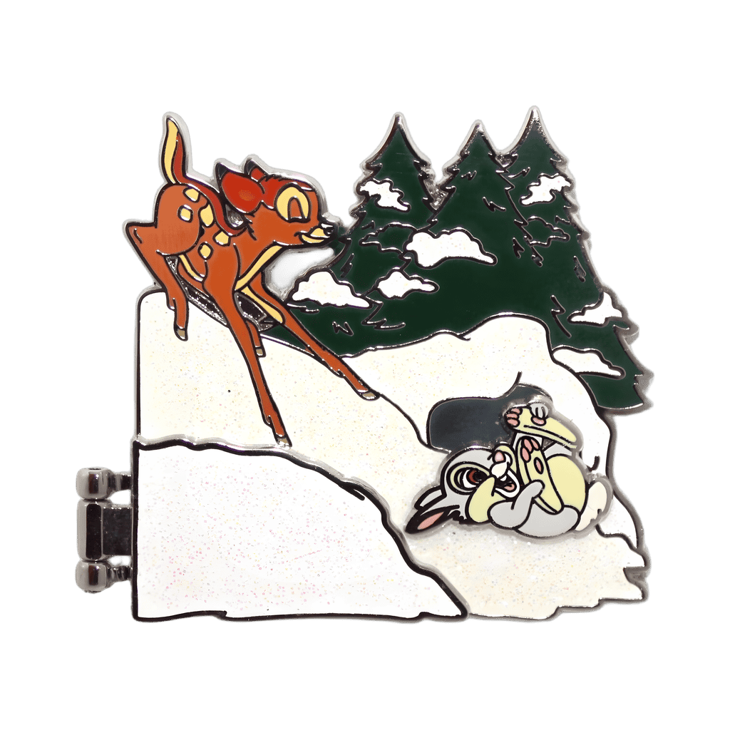 Bambi and Thumper in the Snow Disney pin