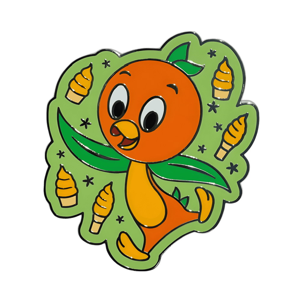 Orange Bird Surrounded by Citrus Swirls Disney pin