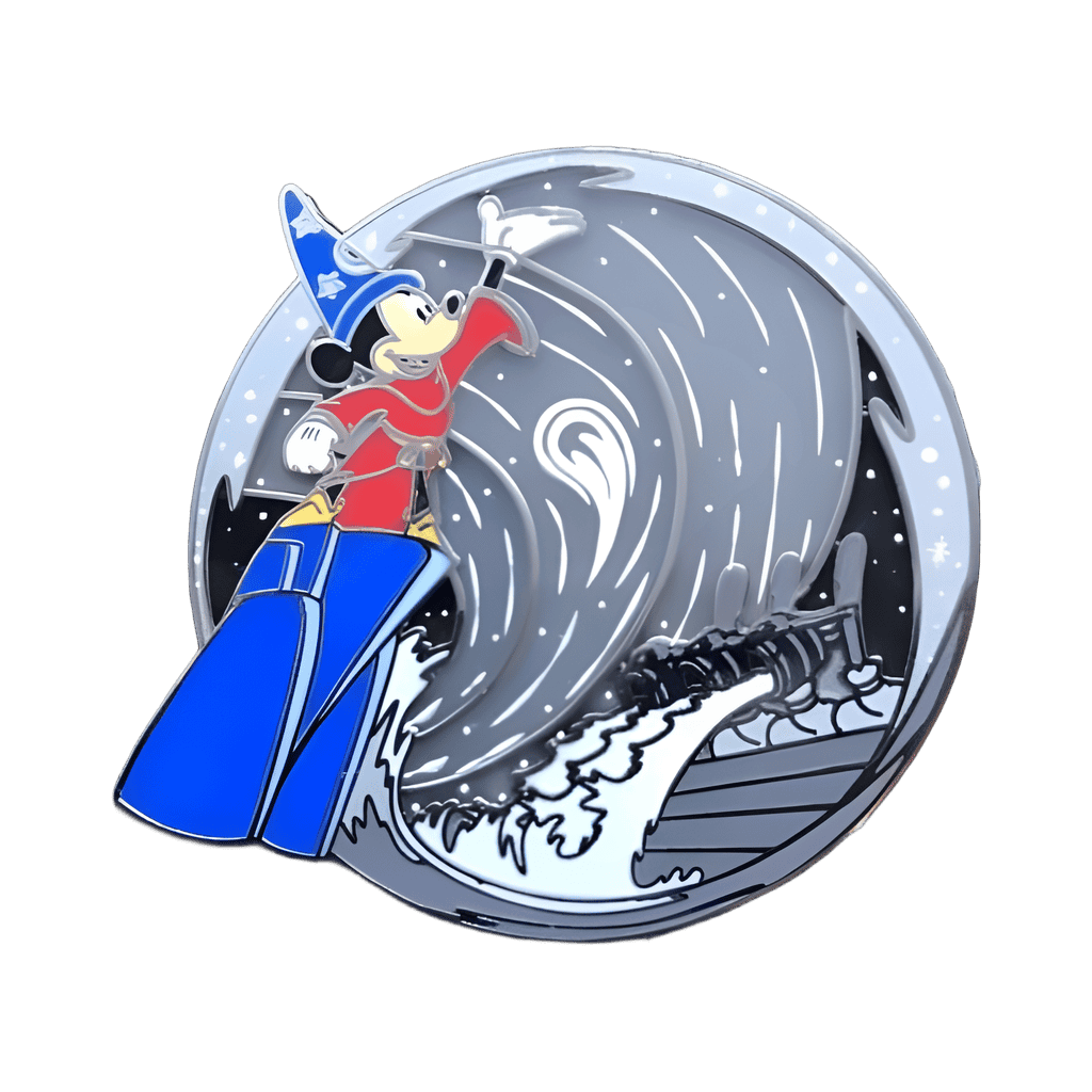 Version #6 - Grey Waves Disney pin