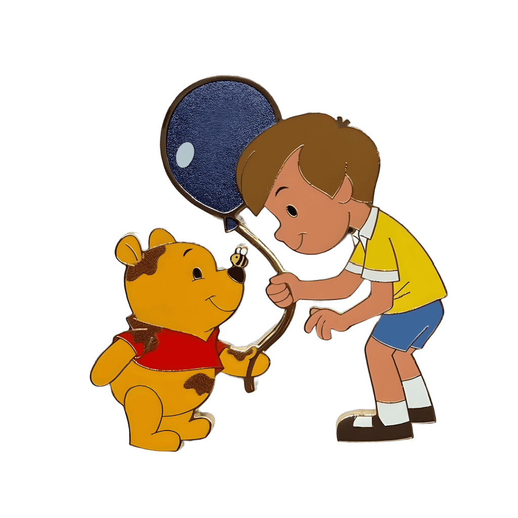 Christopher Robin and Pooh Disney pin
