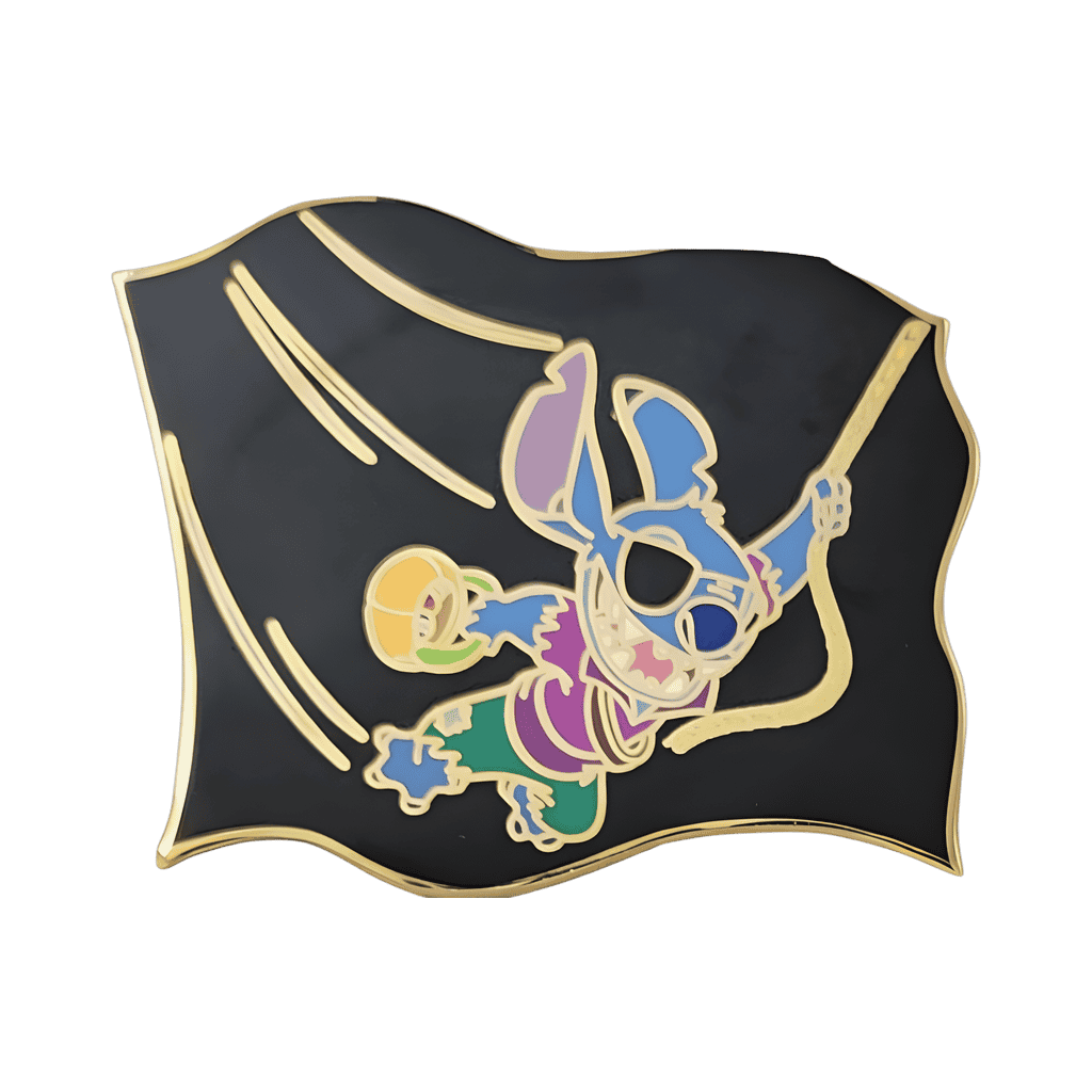 Stitch dressed as a pirate Disney pin