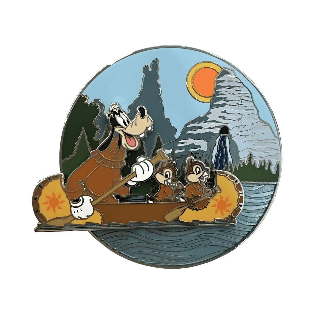 Davy Crockett’s Explorer Canoes Disney pin