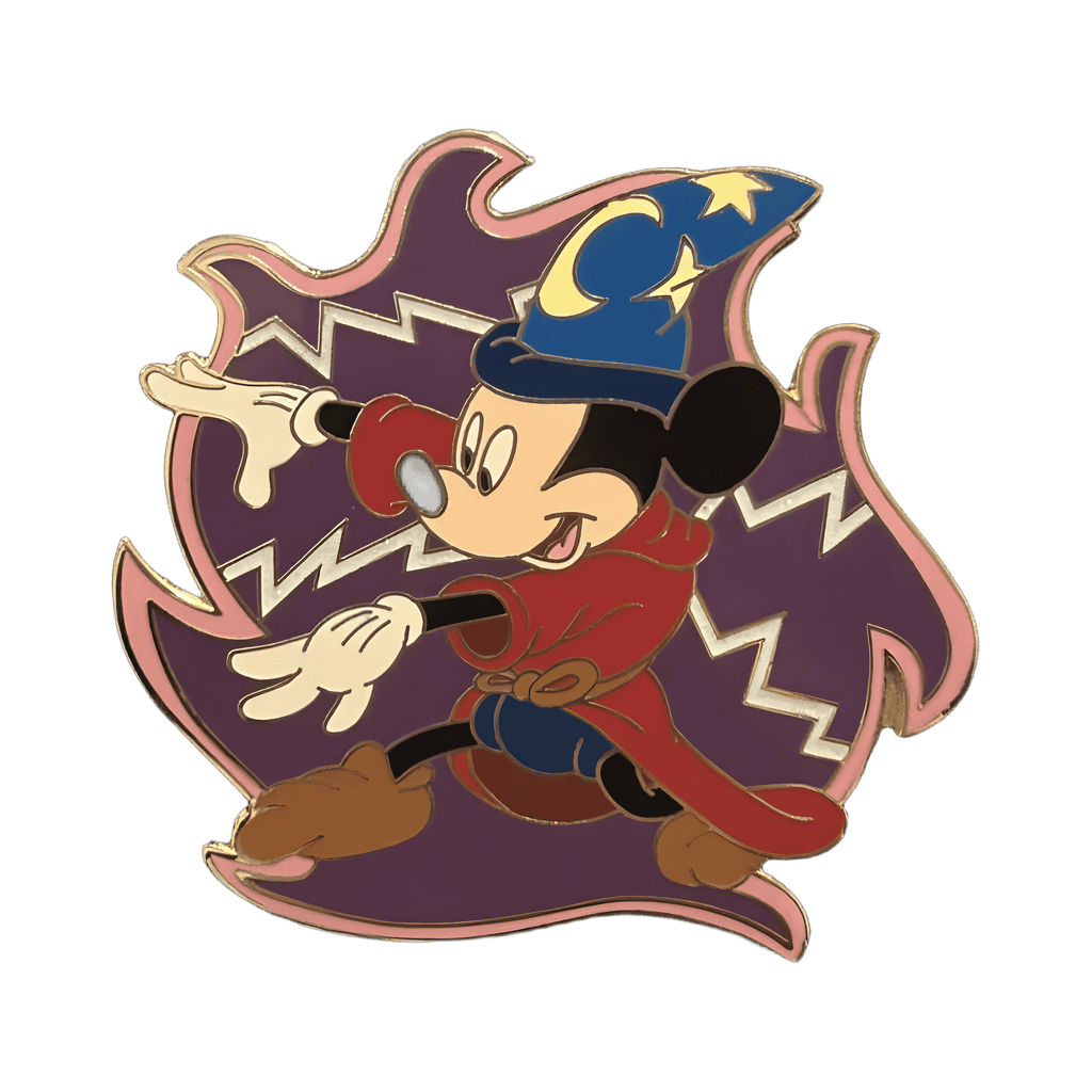 Sorcerer Mickey with Lightning Disney pin