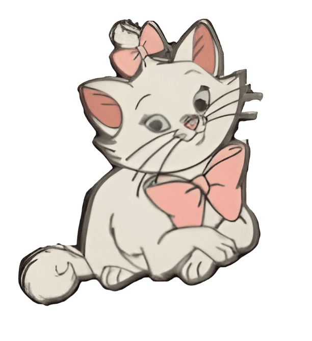 Marie Arms Crossed Disney pin