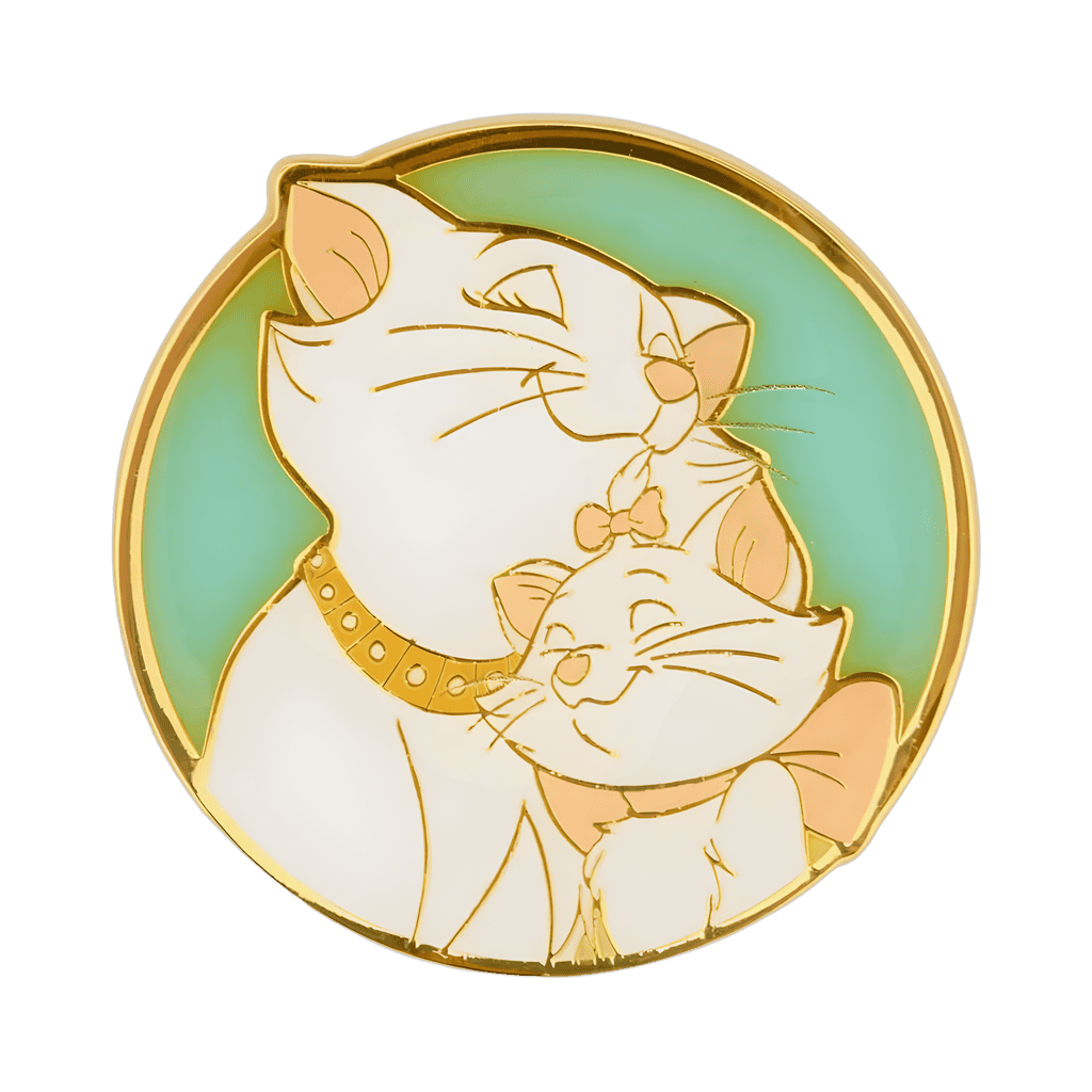 The Aristocats Duchess and Marie Stained Glass Disney pin