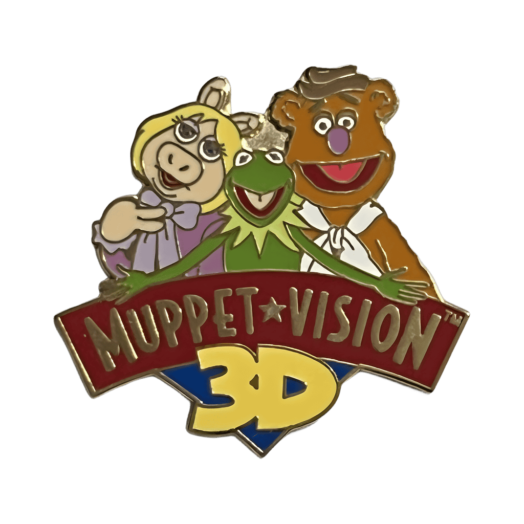 Muppet Vision 3D (Kermit the Frog, Miss Piggy, Fozzie Bear) Disney pin