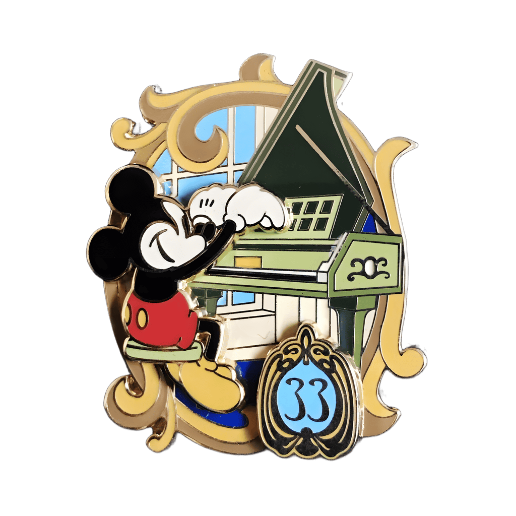 Mickey Playing Harpsichord Disney pin