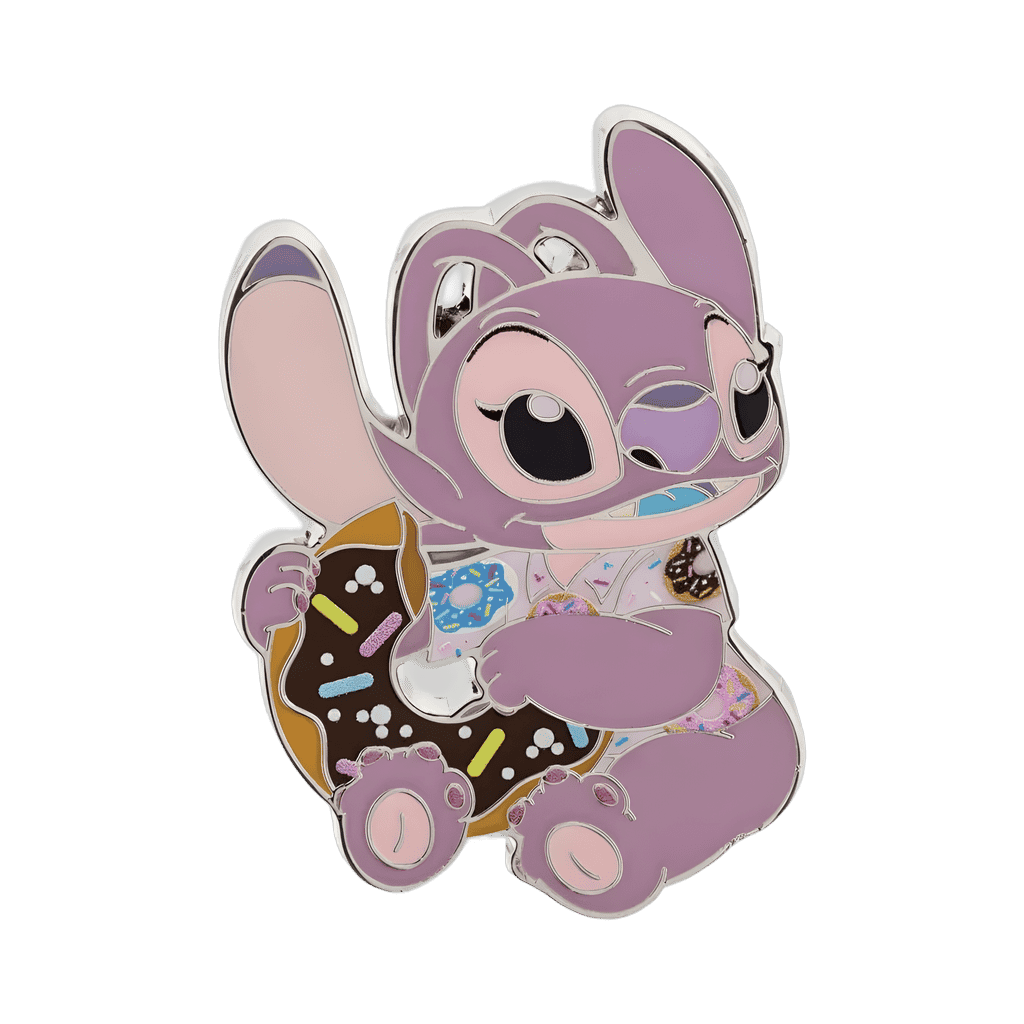 Stitch And Angel With Donut Set - June - Angel With Donut Disney pin