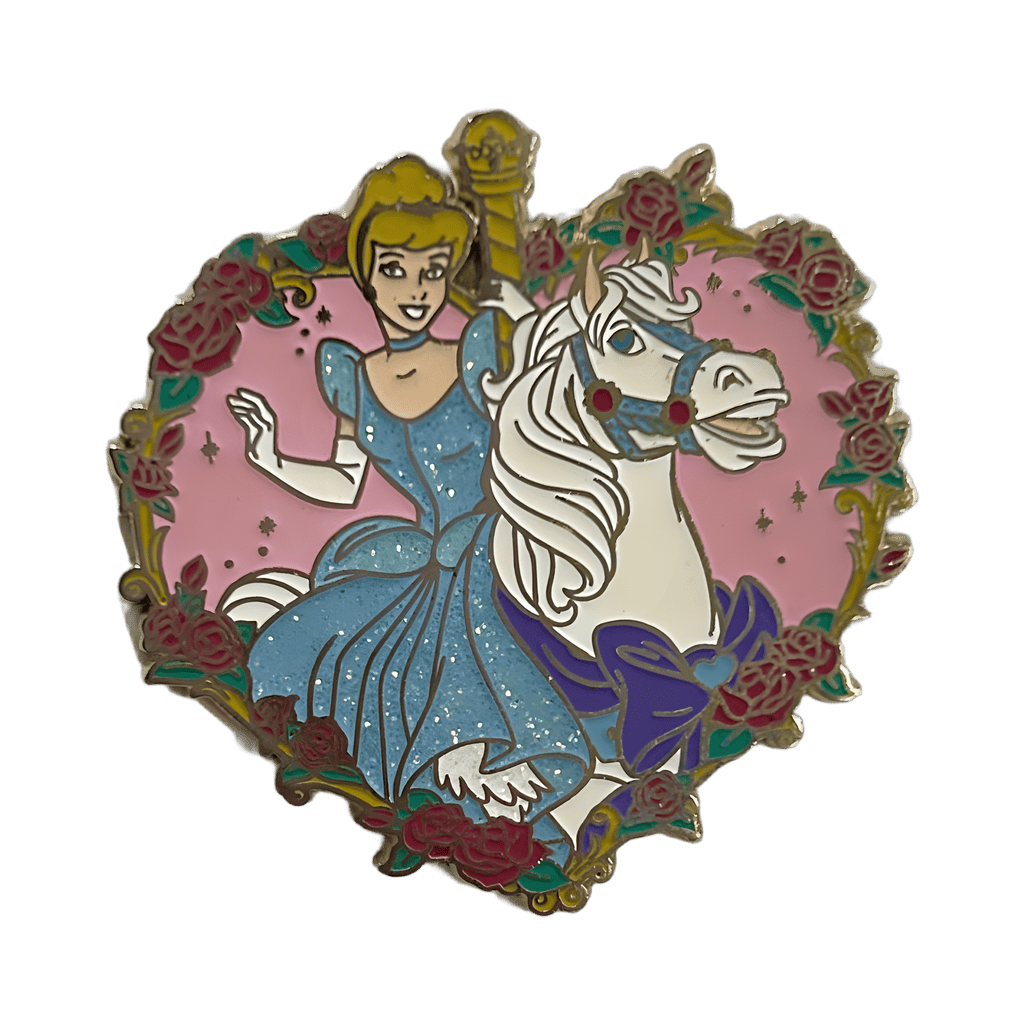 Cinderella on Carousel Horse Disney pin