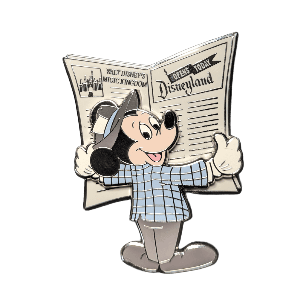Reporter Mickey Mouse Disney pin