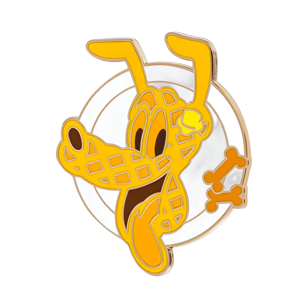 Pluto Waffle Disney pin