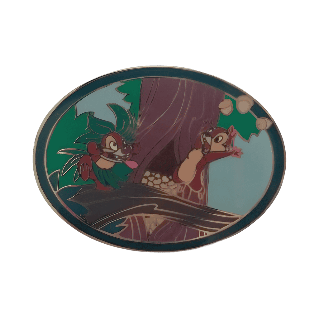 Dale scares Chip Disney pin
