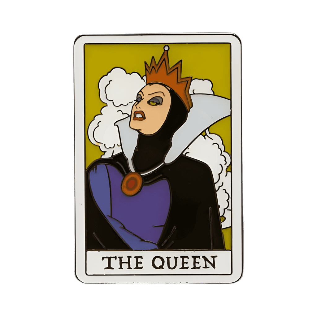 Evil Queen Tarot card Disney pin