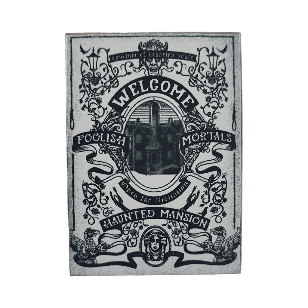 The Haunted Mansion Welcome Poster Disney pin